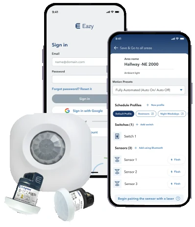 Enlighted Eazy App-basiertes Lichtmanagement – einfach wie 1, 2, 3